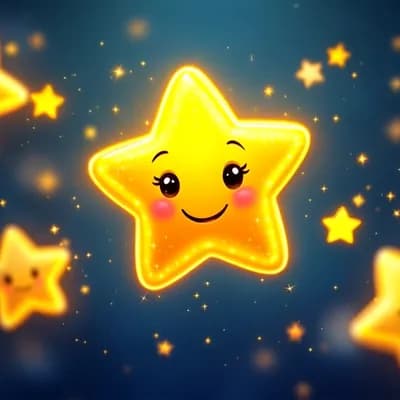 AI generated video: happy stars