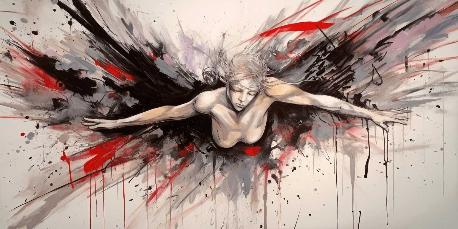 AI generated: https://s.mj.run/1U5UyrLE5nE Masterpiece painting of absolutely stunning angel, angelical face, fall...