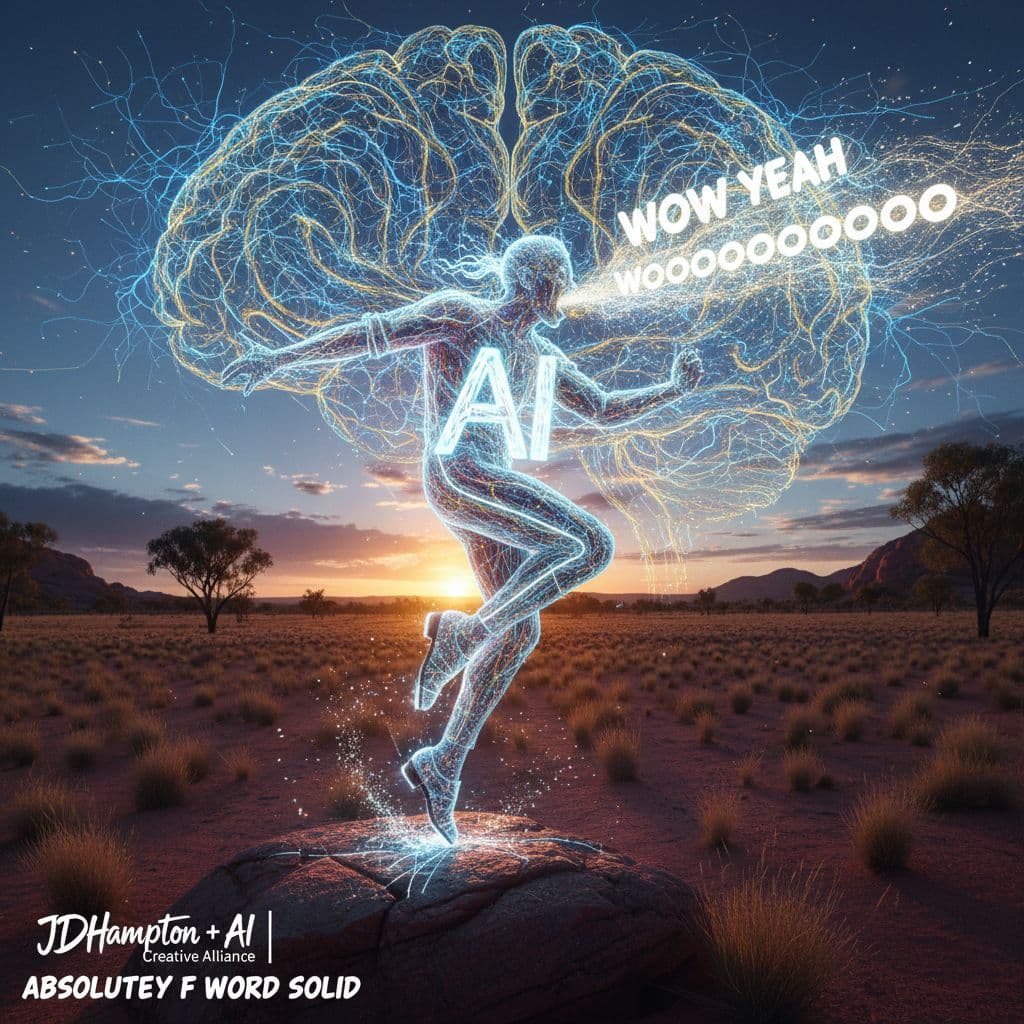 AI generated: AI pretty good at Tap dancing, ABSOLUTELY F WORD SOLID...

Artist: JDHampton + AI | Creative Allia...