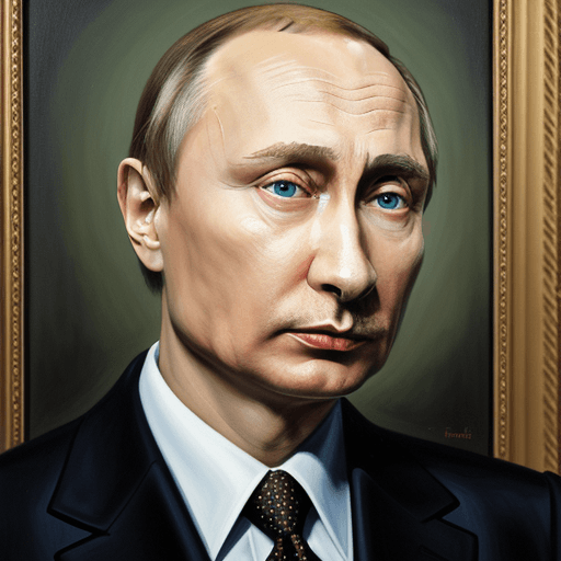 AI generated: portrait of president Putin painted by Salvadore Dali
