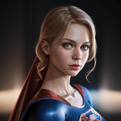 AI generated: photography and realistic lighting. Additionally, there is an impressive superhero portrait of Super...