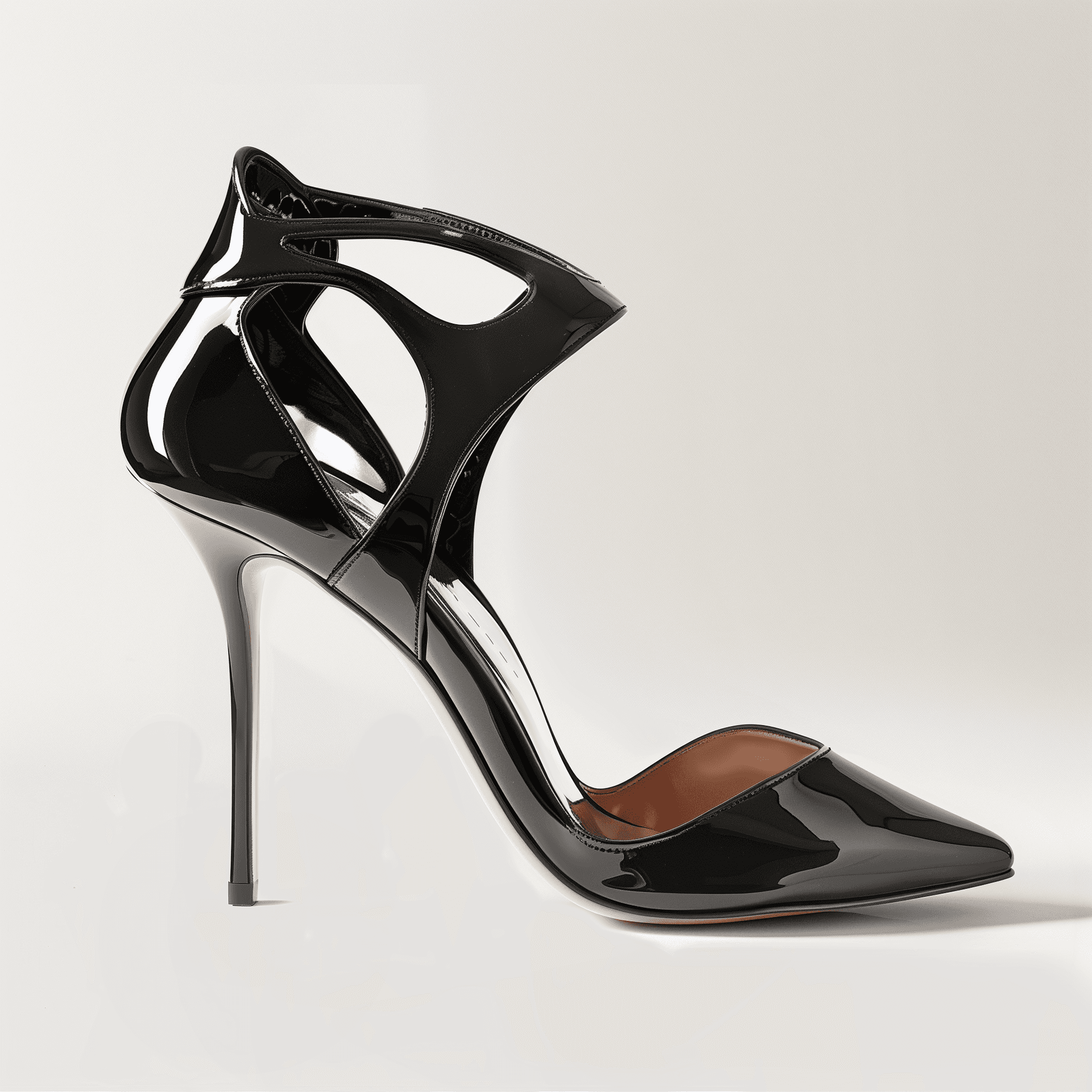 AI generated: cha cha heels, pure white background --v 6.0 --style raw