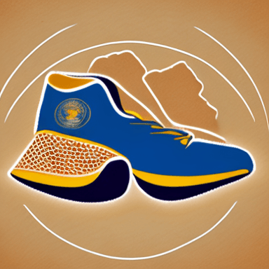 AI generated: un logo para un negocio de zapatillas en el que haya un fondo, tiene que ser minimalista pero llamat...