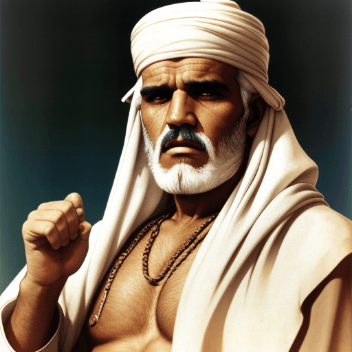 AI generated: omar mokhtar 