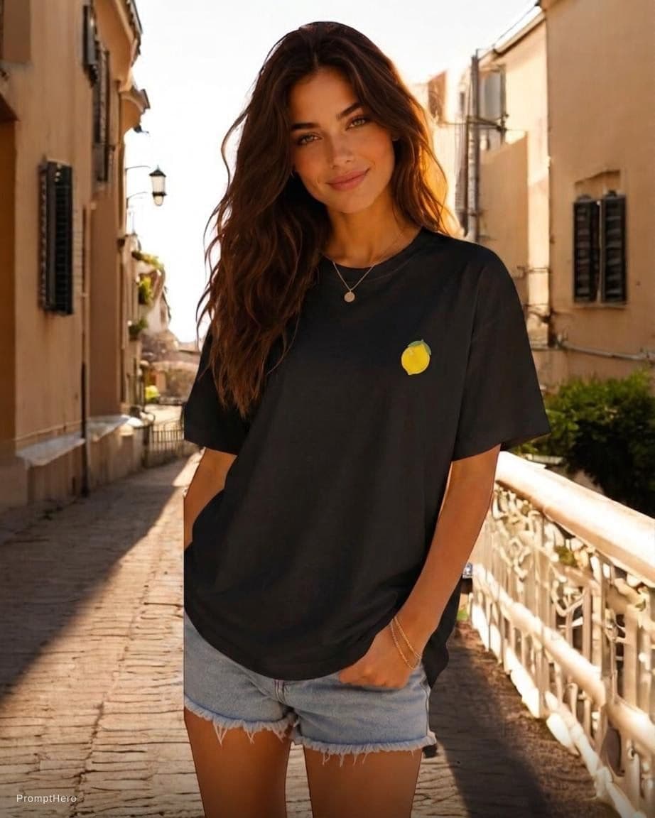 AI generated: make tshirt black instead of white