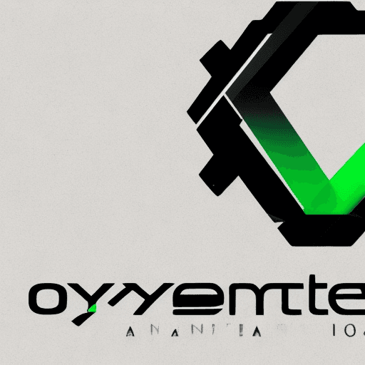 AI generated: Generate me a logo for my company called oxygenate. My company colors are black, white and if there ...