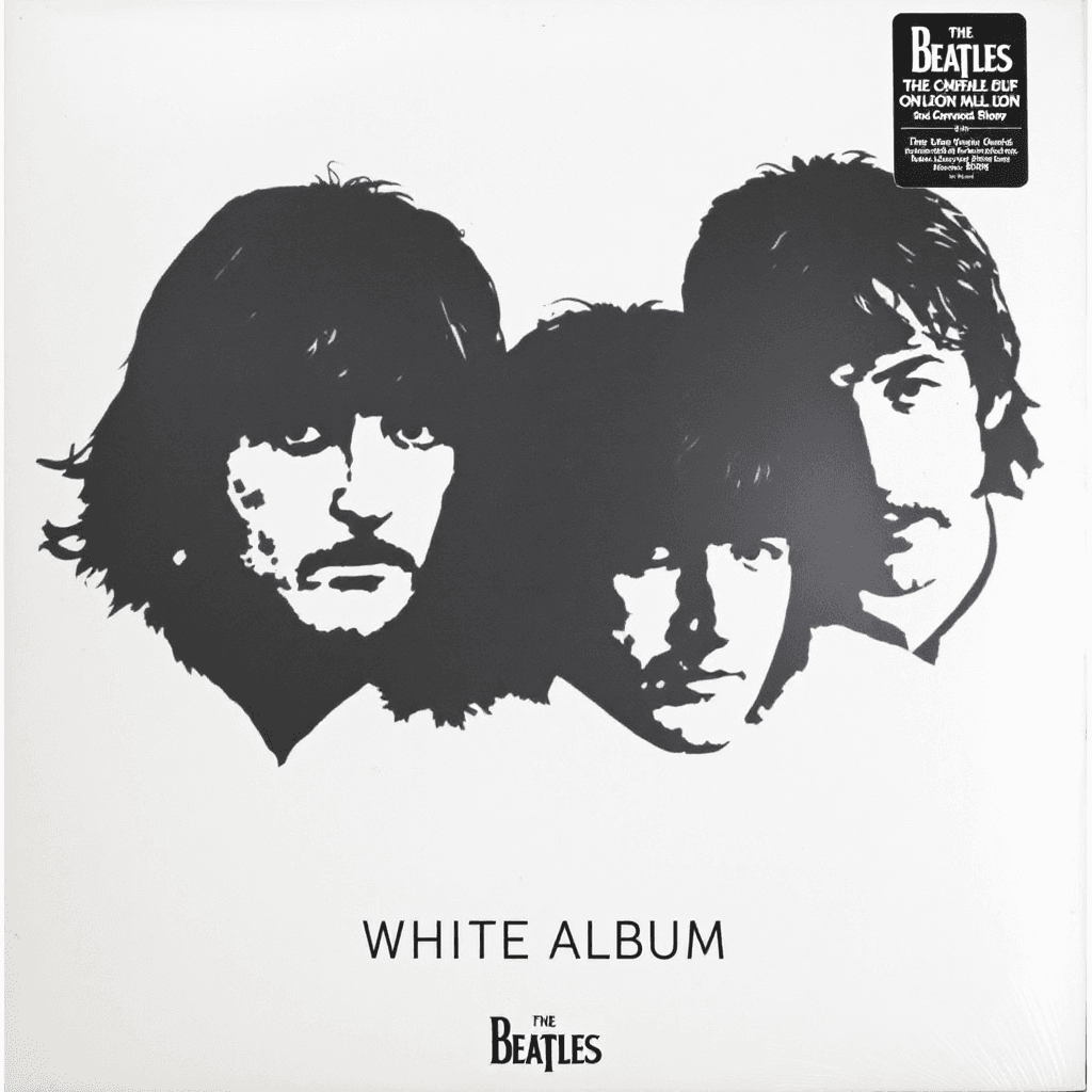 AI generated: Beatles White Album cover