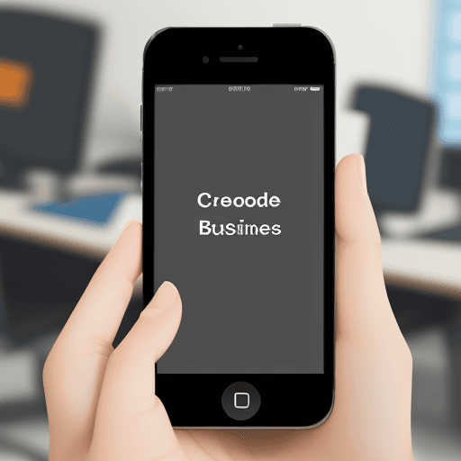 AI generated: create cell phone business image