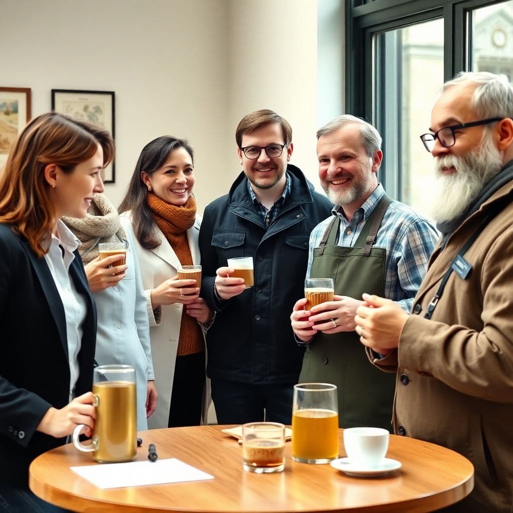 AI generated:  woman lawyer + woman geologist + man geologist + man - IT programmer + man art historian and antiqu...