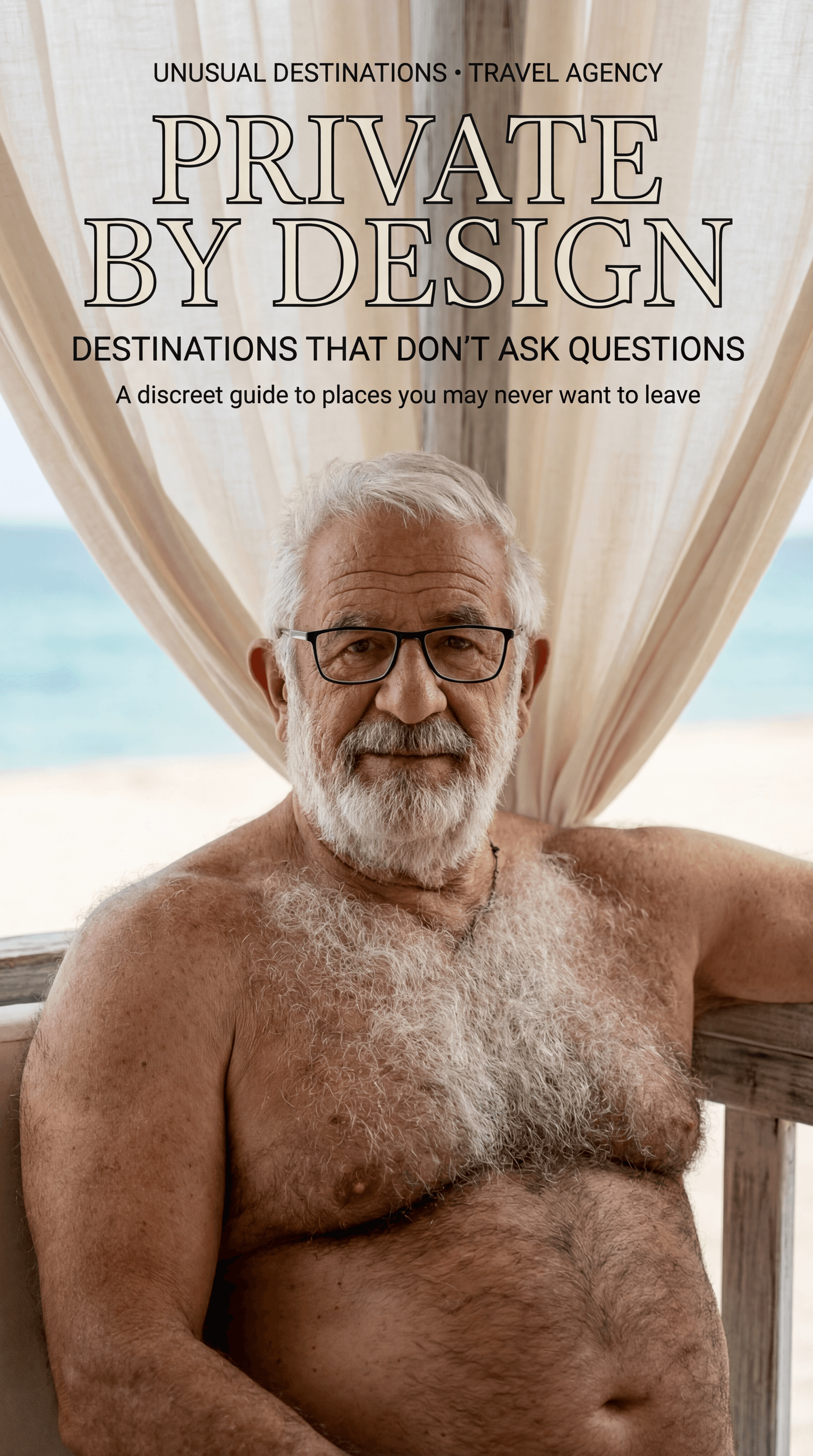AI generated: ULTRA-REALISTIC PREMIUM TRAVEL AGENCY MAGAZINE COVER (vertical poster, 9:16).
High-end editorial lif...