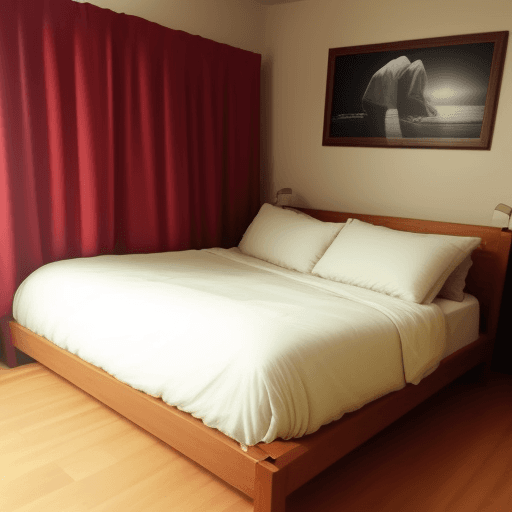 AI generated: The most comfortable bed in the planet