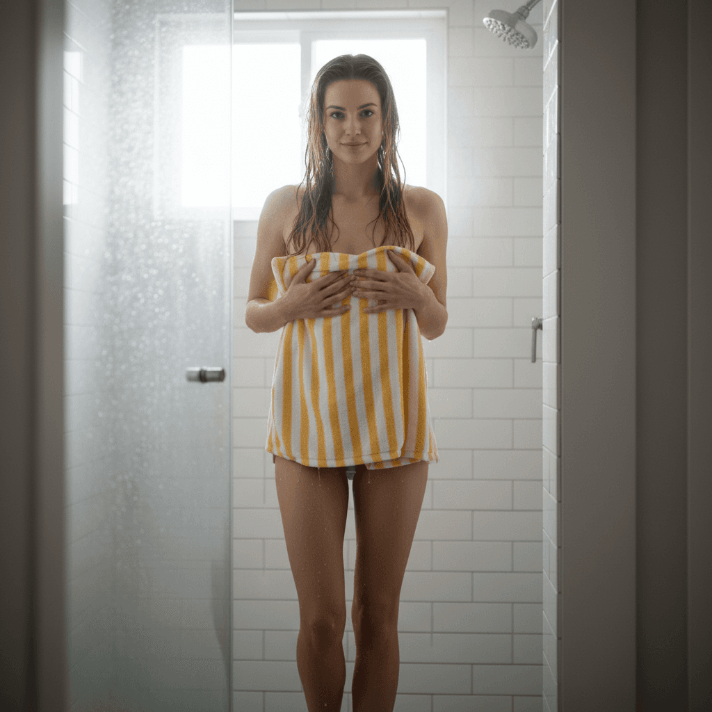 AI generated: A 8K masterpiece, ultra-detailed, full body image of a beautiful face, 25-year-old dark blonde with ...