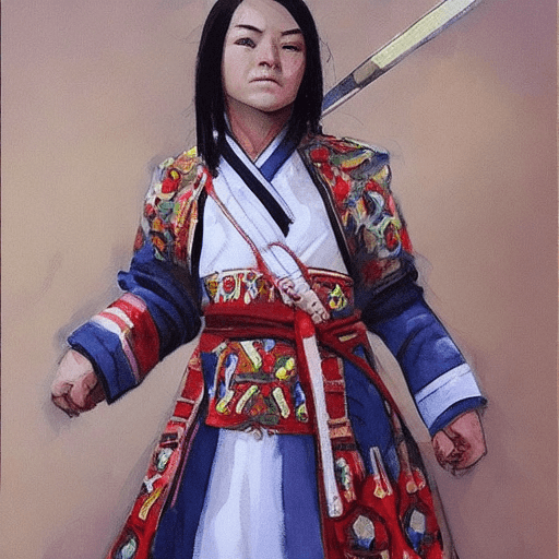 AI generated: Comic book Concept Art, a 10 year old protagonist, Mongolian and Belarusian descendant, red hair and...