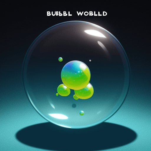 AI generated: Bubbleworld in a colorverse.