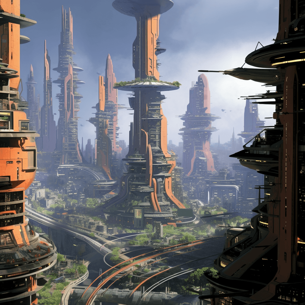 AI generated: city, future, sci-fi