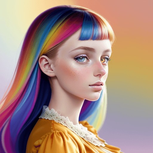 AI generated: Beautiful Belgian girl, amazing colors, charming colors, very detailed and beautiful colors, a stunn...