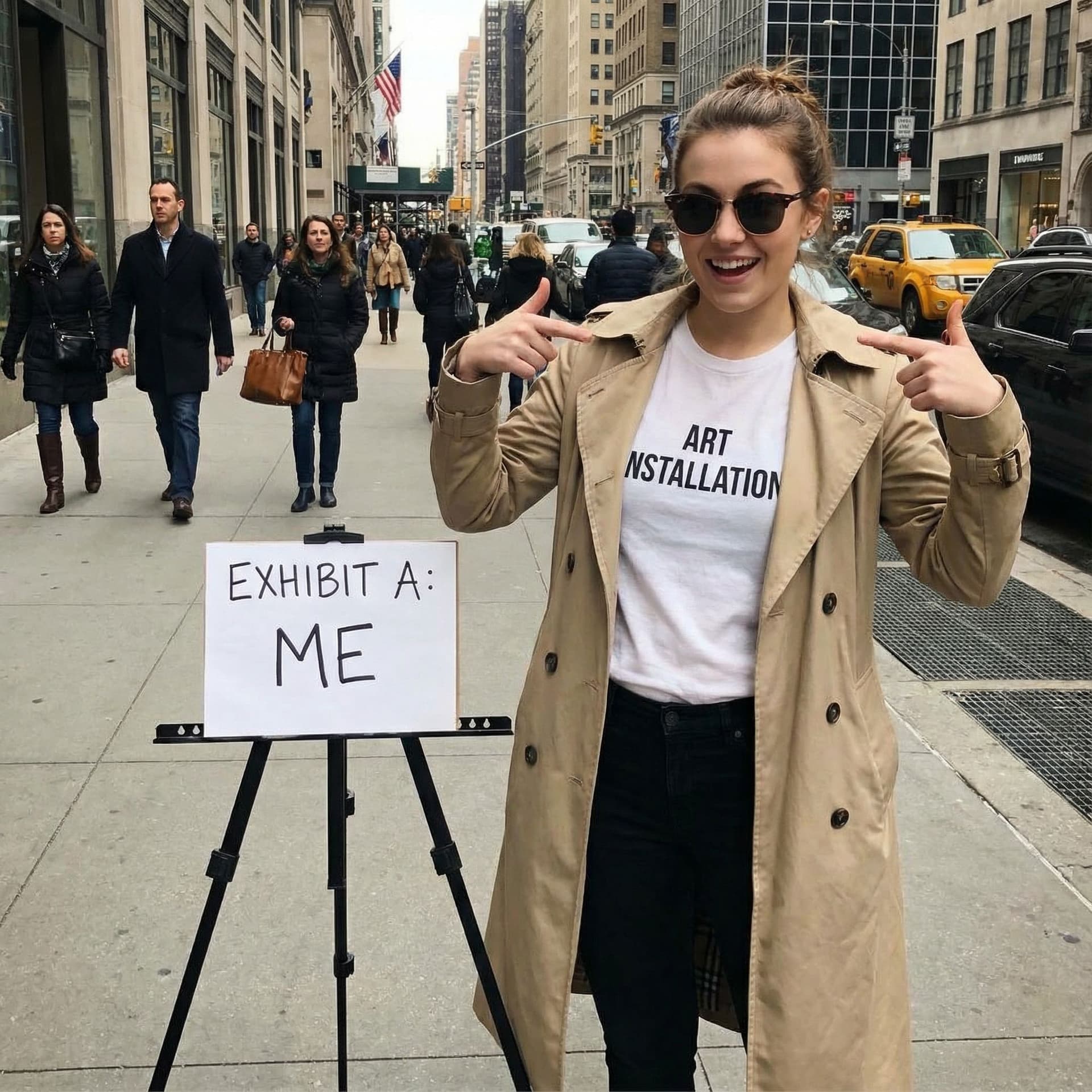 AI generated: exhibitionist gitl
