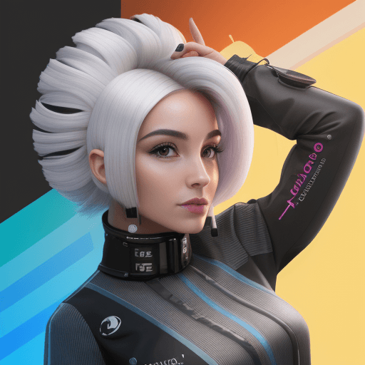 AI generated: CREA UNa imagen de marketing futurista donde hay una mentira con un producto que hace crecer el pelo...