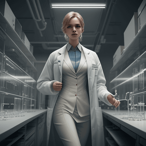 AI generated: (scientist:1.1) wearing lab coat in a lab,
intricate details, model shoot style, dreamlike art, dram...