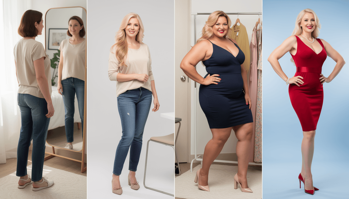 AI generated: Bimbo, Bimbofication, Huge ass, Big Breasts, Thick Thighs, Thick, NSFW, Nude, Sequence, Transformati...
