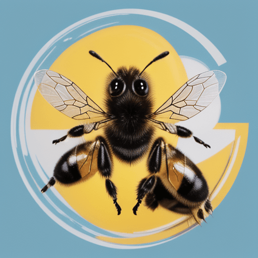 AI generated: bee image, pet, tender, business, logo, versatile, unique, striking and creative, business model, in...