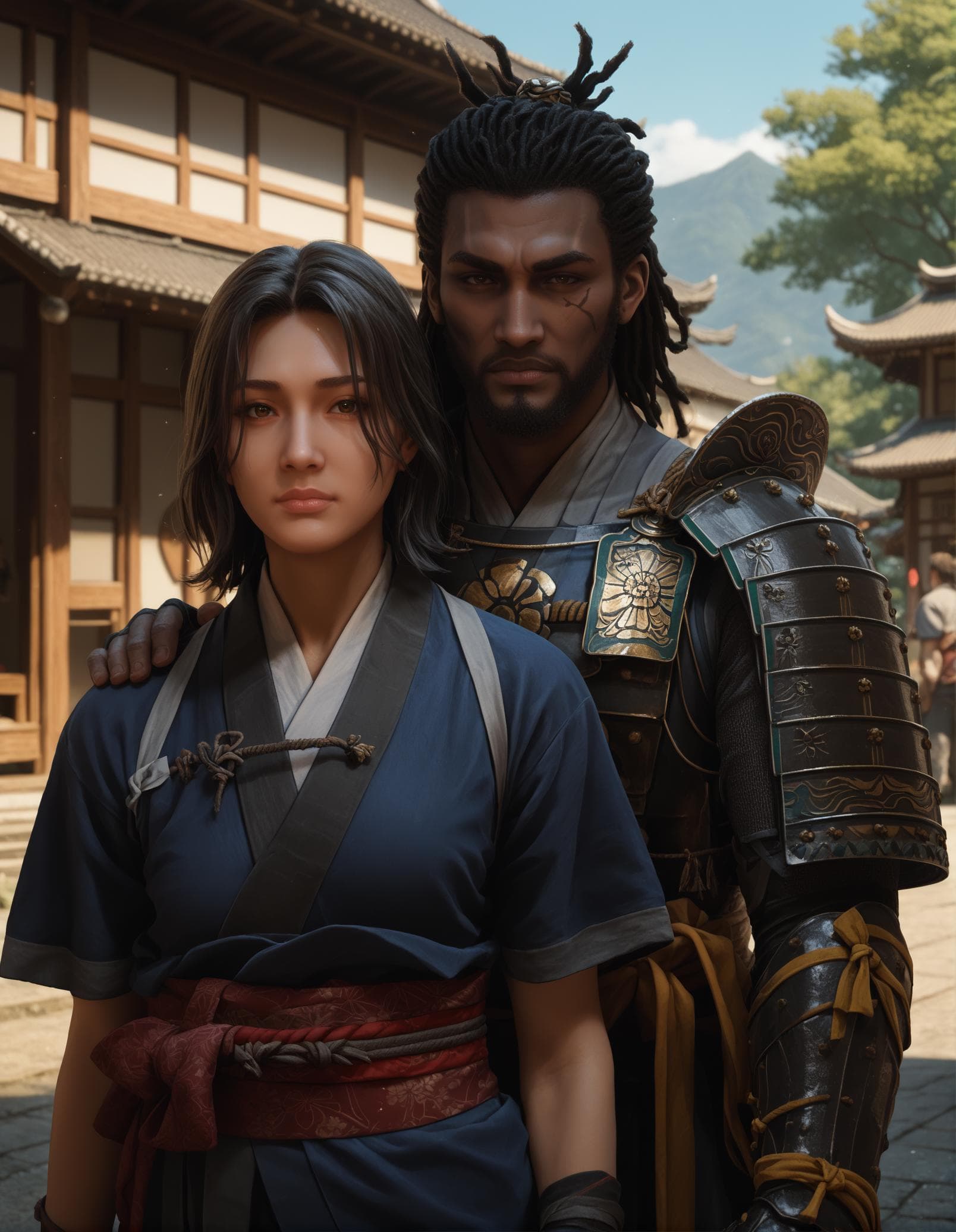Naoe & Yasuke (Assassin's Creed Shadows) Hunyuan/Flux/PonyXL