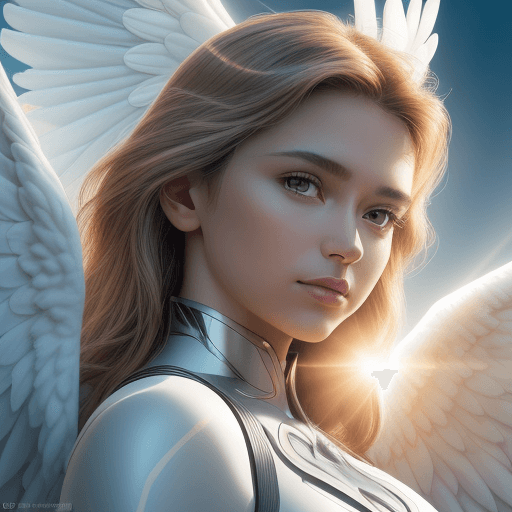 AI generated: Close up, sun rays, reflections, marvel at the power of modern photography through this close-up por...