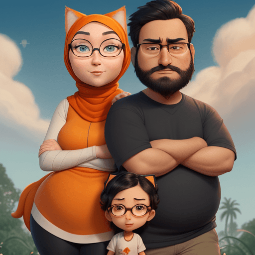 AI generated: poster for the Pixar and Disney called "The Sukma"s" animated tells the story of a man with glasses,...