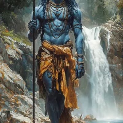 AI generated video: Subtle, waterfall, water movement, beautiful 