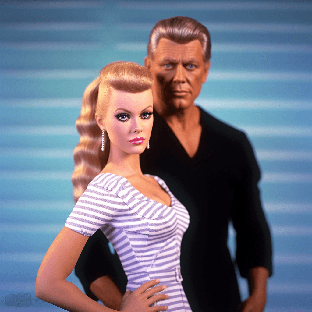 AI generated: ken and barbie