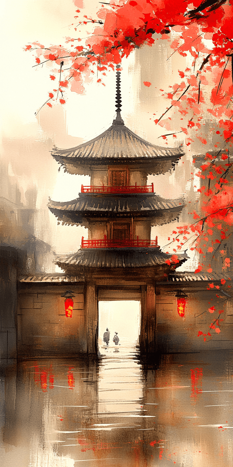 AI generated: Japanese black brush painting, in the style of kazuki takamatsu, loose compositions --chaos 25 --ar ...