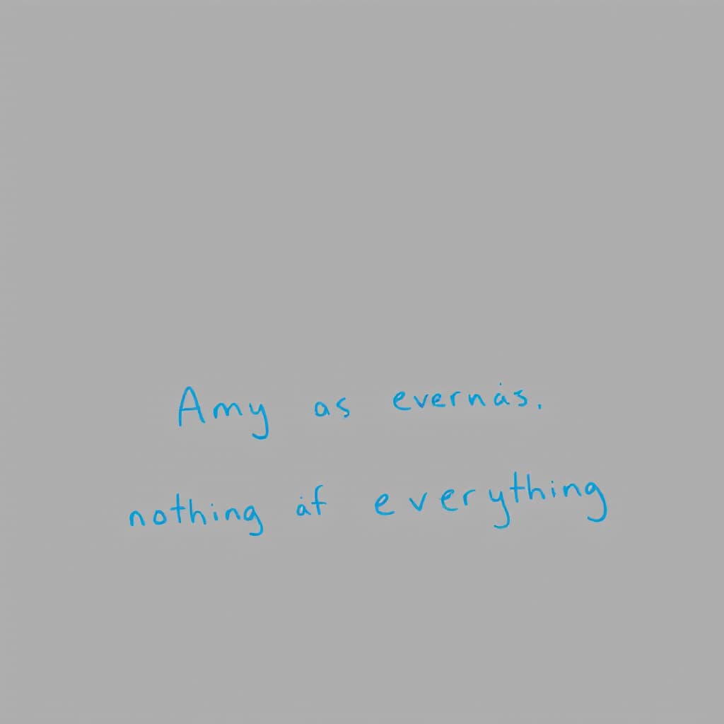 AI generated: anything, everything, nothing at all