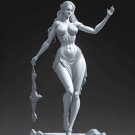 AI generated: Aphrodite, greek mythology, one piece character, simetric body, full body, extremely detailed, cinem...