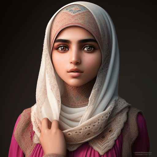 AI generated: high-resolution photo of a Muslim Afghan girl supermodel, photorealistic, UHD, optimal photography