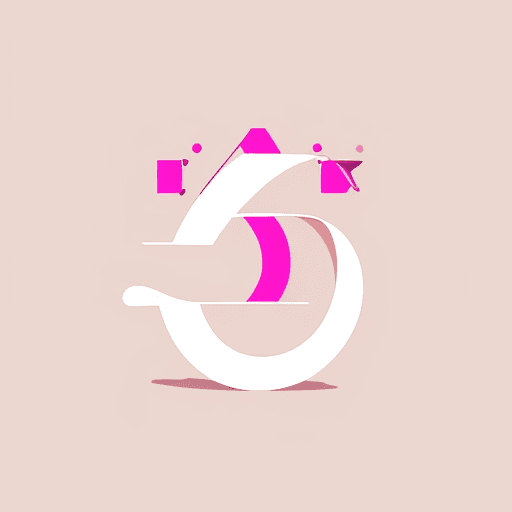 AI generated: a close up of the word cora on a pink background, simple 2d flat design, goro, android format, as ph...