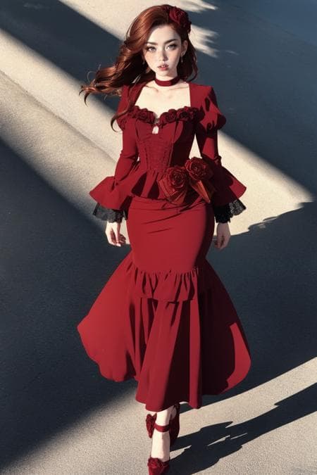 Gothic Fishtail Dress