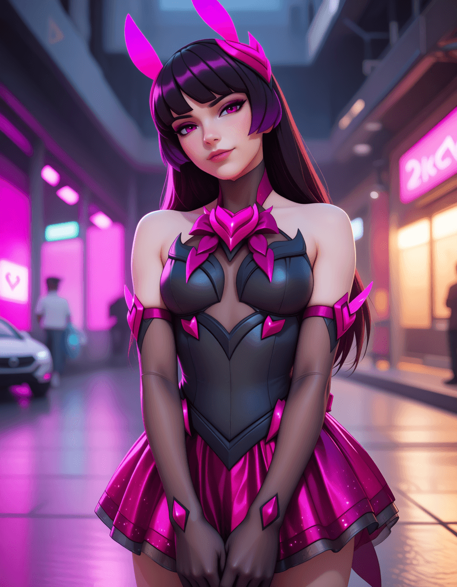 D.va Nocturna skin (Anima, Pony & Illustrious)