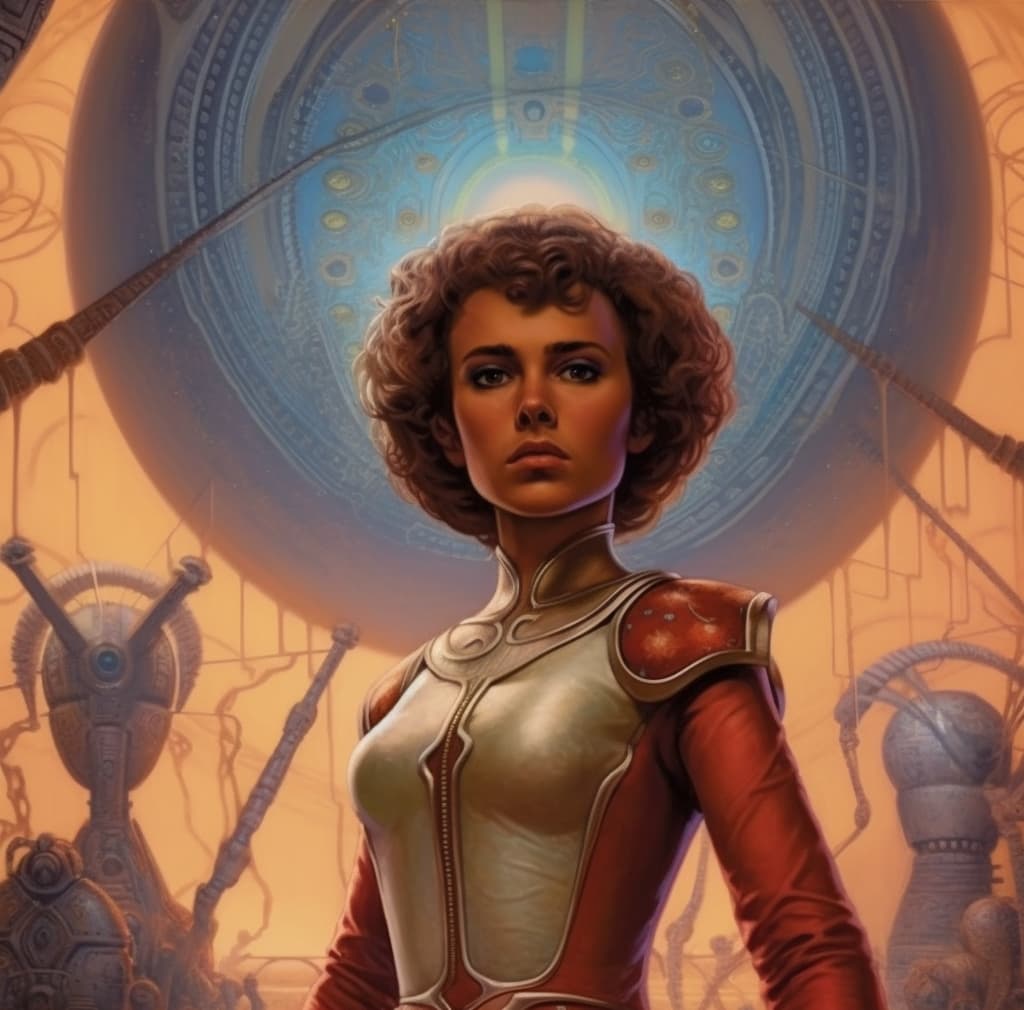 AI generated:  Ultra - Wide Angle - Pull the camera very far back from subject, fantastic planet, sharpen, orienta...