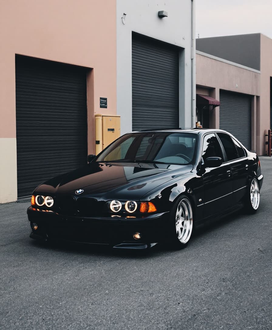 AI generated: bmw e39 made to van
