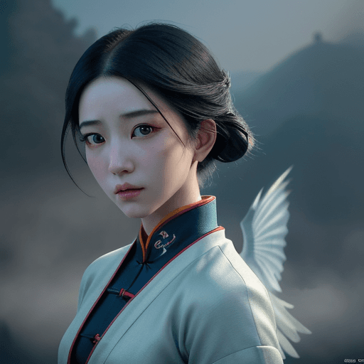 AI generated: A fusion of Kyoto Animation style animation and traditional Chinese art ~ flying dragons in a modern...