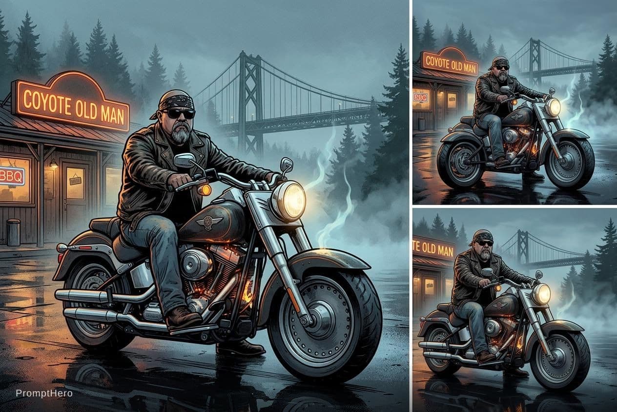 AI generated: Create a comic‑book‑style illustration of the person in the provided reference photo, preserving his...