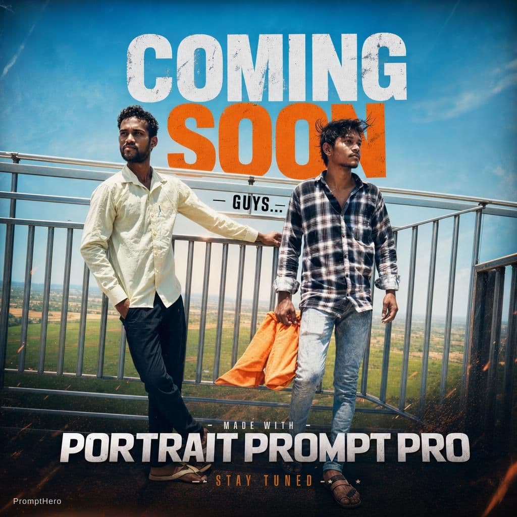 AI generated: made with portrait prompt pro   coming soon guys