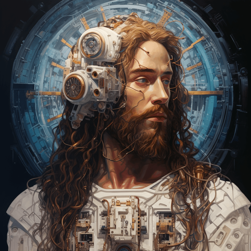 AI generated: AI Jesus