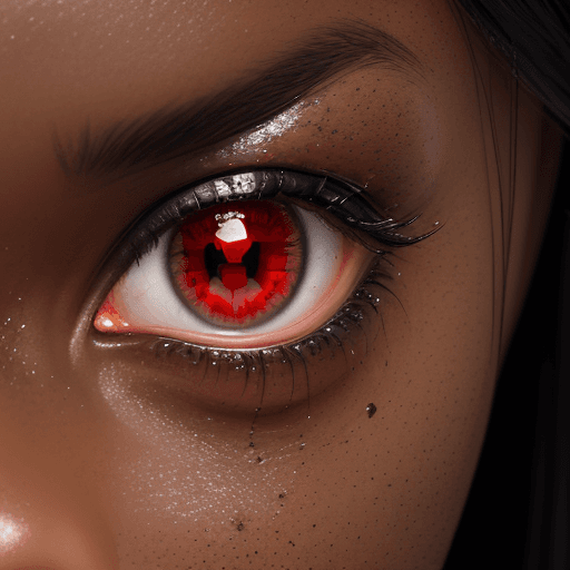 AI generated: Portrait photography, a close up detailed capture of a black sad woman with precise details. She loo...