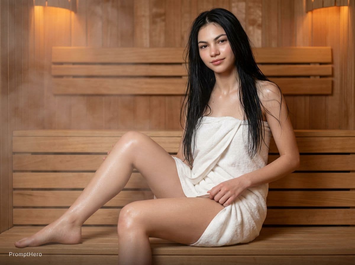 AI generated: {
  "prompt": "Photorealistic full-body portrait of a stunning woman with graceful hourglass proport...