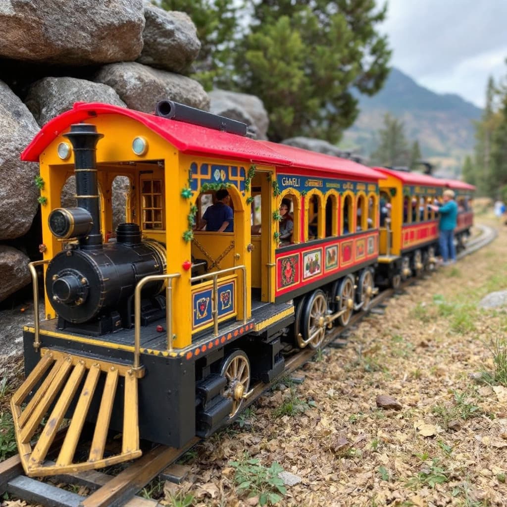 AI generated: Make a ghalbi style train