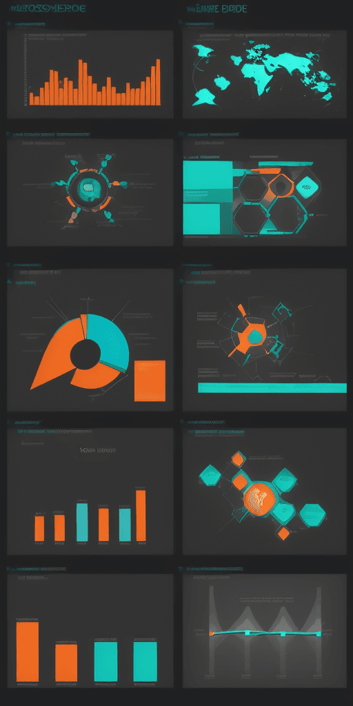 AI generated: Create an infographic mockup for a powerpoint presentation of my technical, data driven, and profess...