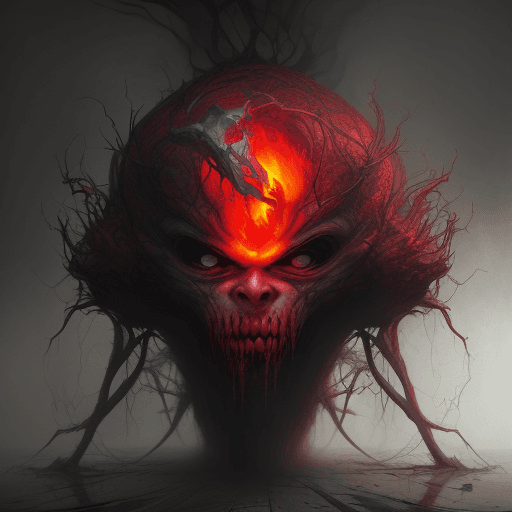 AI generated: Art surrealism hate anger rage fear beautiful, Concept art