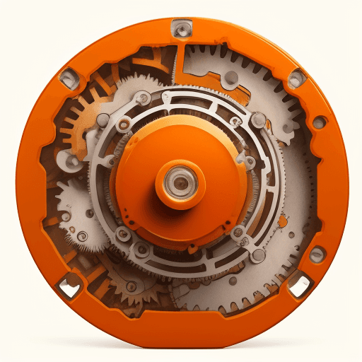 AI generated: a mechanical
 orange