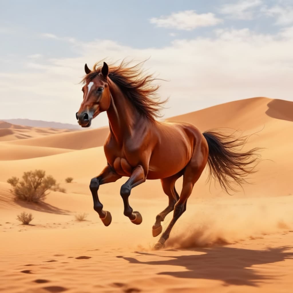 AI generated: in the desert